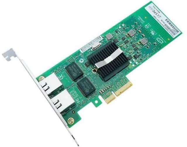 Alt view image 3 of 6 - PCI Express Network Card Dual Port PCIE X4 Gigabit Ethernet 10/100/1000Mbps LAN Adapter Controller Wired 82576 EB/GB E1G42ET