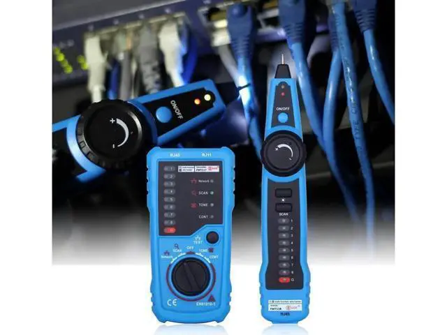 Alt view image 2 of 6 - Aomoproing 1PCS RJ11 RJ45 Cat5 Cat6 Telephone Wire Tracker Tracer Toner Ethernet LAN Network Cable Tester Detector Line Finder