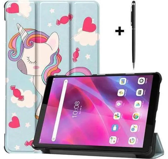 Main image of Case for Lenovo 8.0 Inch Tab M8 Gen 3 2022/ Smart Tab M8 Gen 3 2022/Tab M8 HD LTE 2021/ Tab M8 HD/Smart Tab M8/Tab M8 FHD 2019, Slim Lightweight Stand Hard Shell Protective Cover with Stylus Pen