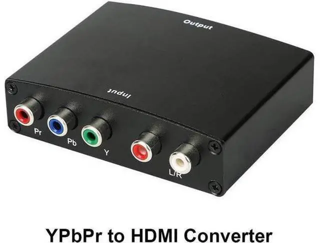 Main image of Converter Adapter Werleo 5RCA Component RGB YPbPr to HDMI Converter v1.3 HDCP 1080P Video Audio Converter Adapter for DVD PSP Xbox 360 to New HDTV Monitor