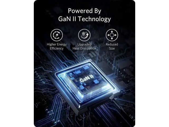 Alt view image 3 of 7 - An-ker USB C Charger, 735 Charger (Nano II 65W), PPS 3-Port Fast Compact Foldable Wall Charger for MacBook Pro/Air, iPad Pro, Galaxy S20/S10, Dell XPS 13, Note 20/10+, iPhone 13/Pro, Pixel, and More
