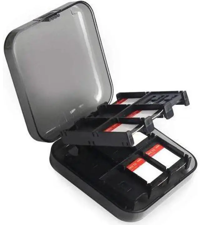 Alt view image 3 of 3 - Game Storage Card Case for Nintendo Switch Games 24 in 1 - Black
