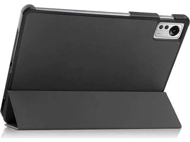 Alt view image 3 of 7 - Case for Xiaomi Pad 5 Pro 12.4 inch 2022, Tri fold Slim Lightweight Hard Shell Smart Protective Cover with Multi-Angle Stand, Universal Stylus Pen