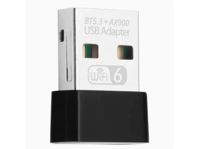 Alt view image 2 of 4 - AX900M Wireless network card Computer USB network card WiFi6 receiver transmitter Bluetooth 5.3 2-in-1 adapter Mini model