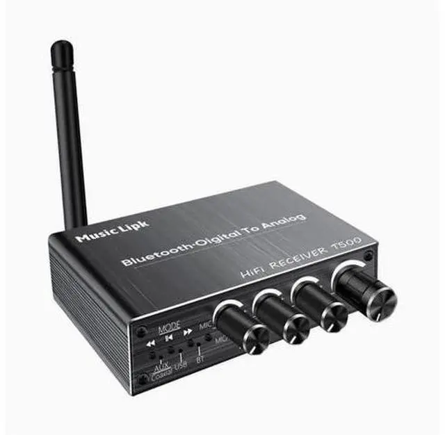 Main image of 5.3 Bluetooth receiver Wireless Audio adapter to old-fashioned speaker amplifier dedicated 6.5 Microphone Karaoke tape Coaxial cable