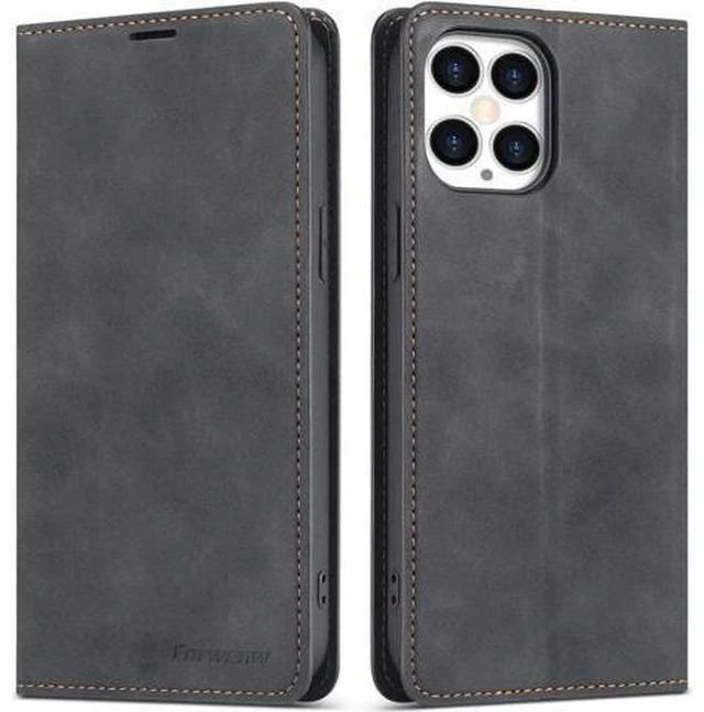 Main image of Case for iPhone 12 Pro Max Premium PU Leather Cover TPU Bumper with Card Holder Kickstand Hidden Magnetic Adsorption Shockproof Flip Wallet Case for iPhone 12 Pro Max 6.7 inch