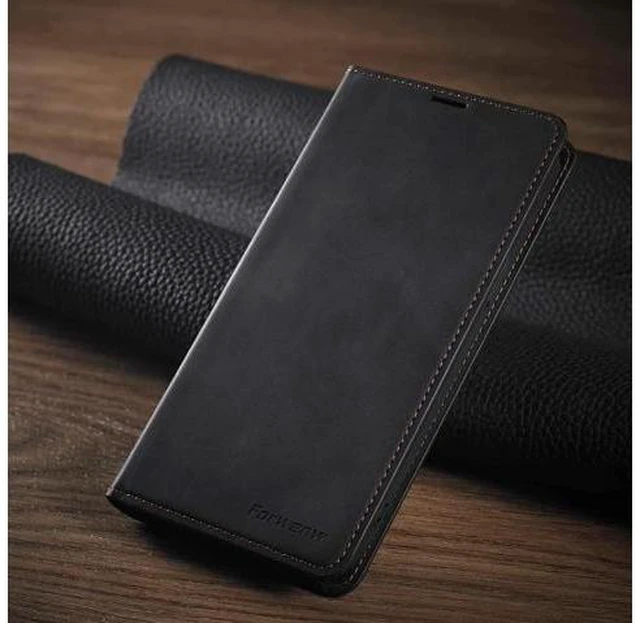 Alt view image 2 of 14 - Case for iPhone 12 Pro Max Premium PU Leather Cover TPU Bumper with Card Holder Kickstand Hidden Magnetic Adsorption Shockproof Flip Wallet Case for iPhone 12 Pro Max 6.7 inch