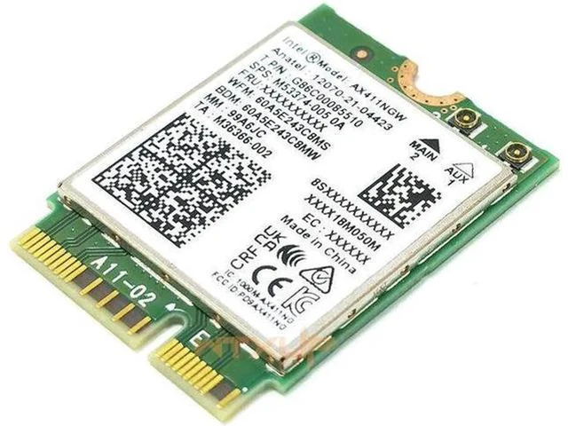 Alt view image 4 of 7 - Wi-Fi 6E AX411 for Intel AX411NGW WIFI network card CNvio2 802.11ax 2.4/5/6GHz Bluetooth 5.3 BT5.3 for Win 10 11