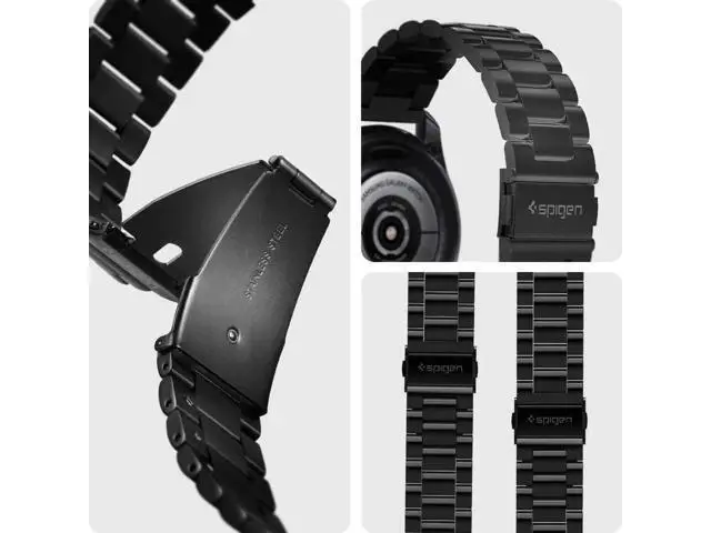 Alt view image 4 of 6 - For Samsung Galaxy Watch 3 45mm Band Strap (2020) / Galaxy Watch 46mm Band (2018) / OnePlus Watch Band / Gear S3 Frontier Band / S3 Classic Band Strap