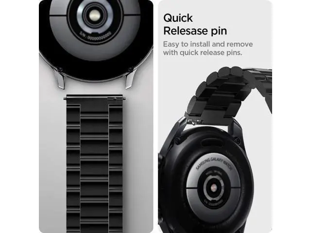 Alt view image 6 of 6 - For Samsung Galaxy Watch 3 45mm Band Strap (2020) / Galaxy Watch 46mm Band (2018) / OnePlus Watch Band / Gear S3 Frontier Band / S3 Classic Band Strap