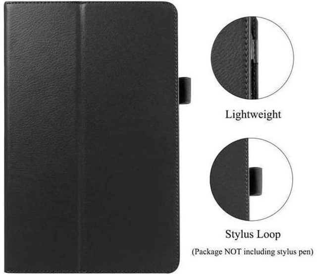 Alt view image 5 of 7 - Galaxy Tab E 9.6 Case with Universal Stylus Pen - Slim Leather Folio Stand Case Cover for Samsung Galaxy Tab E 9.6 Inch Tablet Model SM-T560 SM-T561 SM-T565 SM-T567V