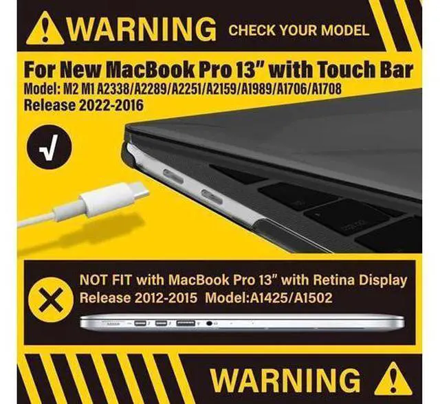 Alt view image 3 of 6 - Compatible with 2022 M2 MacBook Pro 13 Inch Case 2021 2020 M1 A2338 A2289 A2251 A2159 A1989 A1706 A1708, Hard Shell Case & Keyboard Cover for Mac Pro 13 Touch Bar Crystal Green