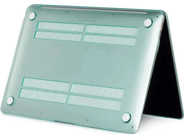 Alt view image 2 of 6 - Compatible with 2022 M2 MacBook Pro 13 Inch Case 2021 2020 M1 A2338 A2289 A2251 A2159 A1989 A1706 A1708, Hard Shell Case & Keyboard Cover for Mac Pro 13 Touch Bar Crystal Green