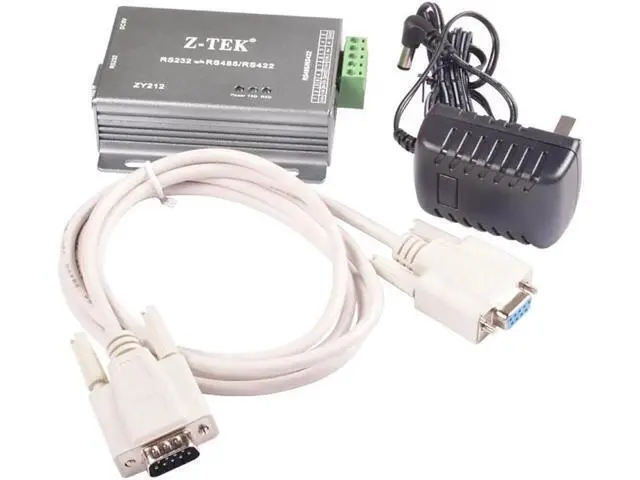 Alt view image 5 of 6 - Lightning protection RS232 to RS485/RS422 converter adapter with power adapter ZY212