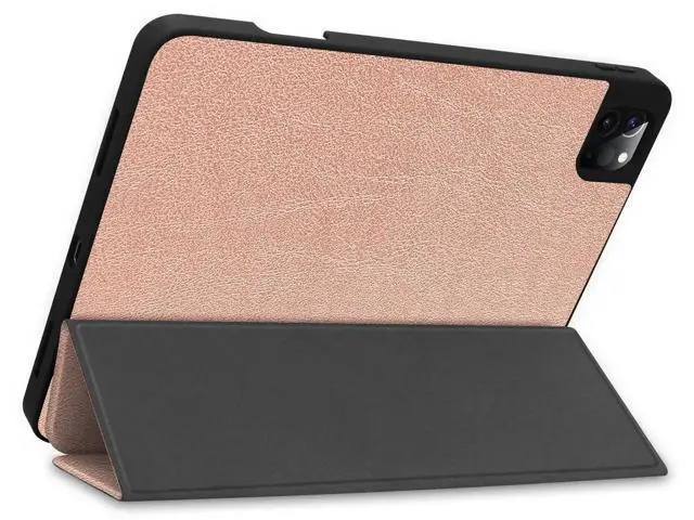 Alt view image 6 of 7 - iPad Pro 11 inch Case 2021 with Pencil Holder, Slim Lightweight Trifold Stand Cover with Soft TPU Back Cover - Auto Sleep / Wake+Pencil Charging - Smart Case for iPad Pro 11 inch 2021 2020 2018