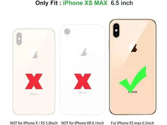 Alt view image 4 of 7 - iPhone Xs Max Wallet Case, iPhone Xs Max 6.5'' 2018 Wallet Case with PU Leather Card Holder Slot Shockproof Protective Case for Apple iPhone Xs Max 6.5 inches 2018 Blue