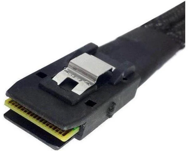 Alt view image 5 of 14 - Aomoproing 36P Mini SAS SFF-8087 Host to 4 SFF-8482 Target SAS Hard Disk and SATA Cable 3.3ft/1m