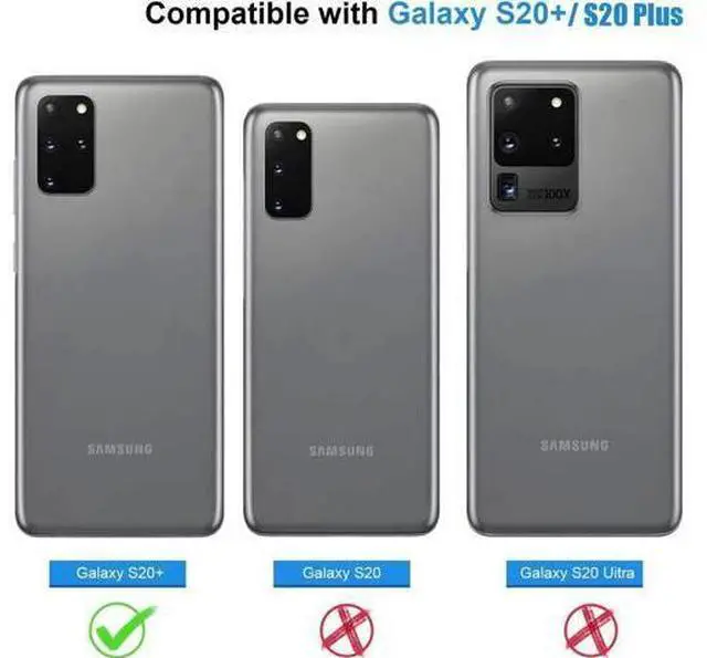 Alt view image 3 of 7 - For Samsung Galaxy S20+ Plus Case Waterproof, Shockproof Bumper Case with Built-in Screen Protector, Dustproof Anti-Scratch Anti-Stain Phone Cover for Samsung Galaxy S20 Plus 5G 6.7 inch