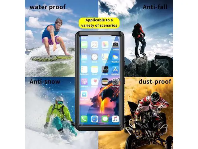 Alt view image 3 of 7 - Google Pixel 6 Pro Case, Waterproof Shockproof Clear Protective Case with Built-in Screen Protector, Full Body Case Slim Cover for Pixel 6 Pro 6.71 Inches