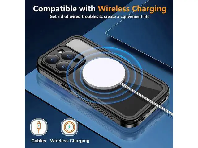 Alt view image 7 of 7 - for iPhone 14 Pro Case Waterproof, Shockproof Bumper Case with Built-in Screen Protector, Dustproof Anti-Scratch Anti-Stain Phone Case for iPhone 14 Pro 5G 6.1 inch