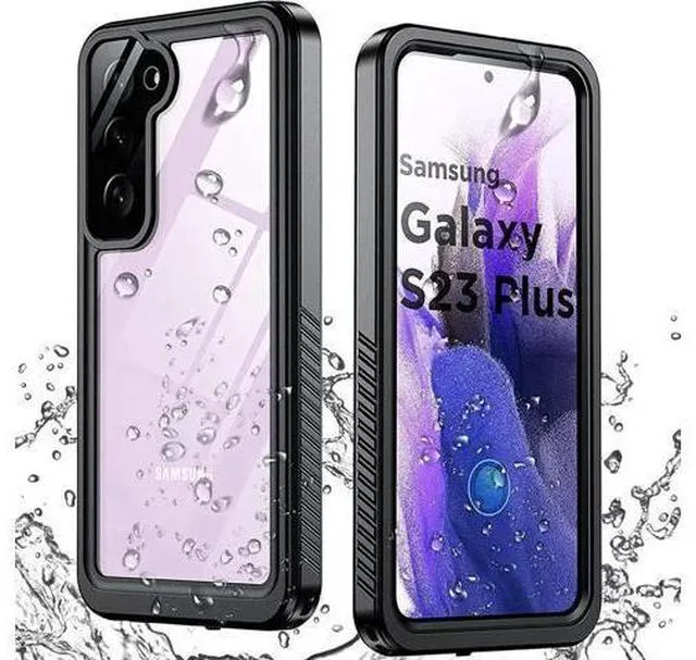 Main image of Compatible with Samsung Galaxy S23 Plus Case Waterproof with Built-in Screen Protector, Full Coverage Sealed Under-Water Bumper Shockproof Dual Waterproof Protective Case for Galaxy S23+ 5G