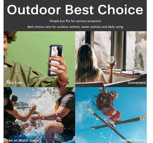 Alt view image 5 of 7 - Compatible with Samsung Galaxy S23 Plus Case Waterproof with Built-in Screen Protector, Full Coverage Sealed Under-Water Bumper Shockproof Dual Waterproof Protective Case for Galaxy S23+ 5G