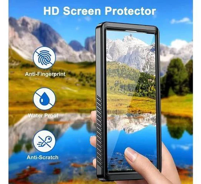 Alt view image 6 of 7 - Compatible with Samsung Galaxy S23 Plus Case Waterproof with Built-in Screen Protector, Full Coverage Sealed Under-Water Bumper Shockproof Dual Waterproof Protective Case for Galaxy S23+ 5G