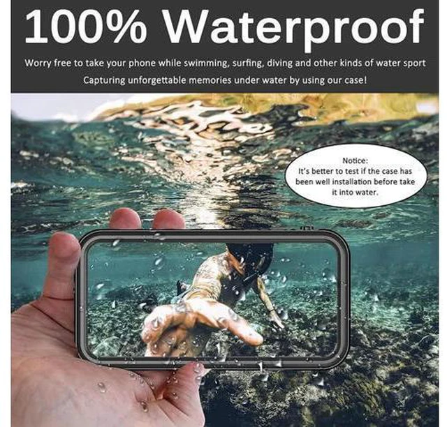 Alt view image 7 of 7 - Compatible with Samsung Galaxy S23 Plus Case Waterproof with Built-in Screen Protector, Full Coverage Sealed Under-Water Bumper Shockproof Dual Waterproof Protective Case for Galaxy S23+ 5G