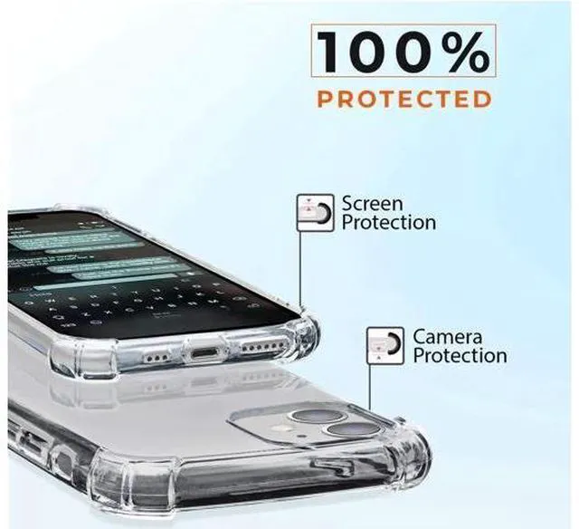 Alt view image 5 of 7 - iPhone 11 Case | TPU Crystal Clear Case | Anti-Scratch & Reinforced Corners Cover | Thin Soft Slim Hard PC | Shock Absorption| Protective Hard Cover For Designed for iPhone 11 6.1 Inch