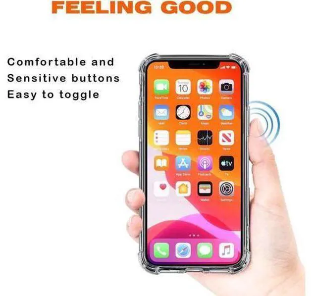 Alt view image 6 of 7 - iPhone 11 Case | TPU Crystal Clear Case | Anti-Scratch & Reinforced Corners Cover | Thin Soft Slim Hard PC | Shock Absorption| Protective Hard Cover For Designed for iPhone 11 6.1 Inch