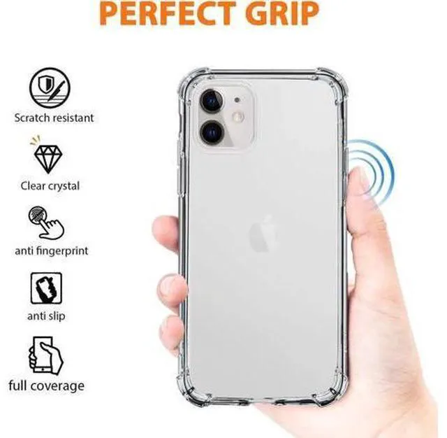 Alt view image 7 of 7 - iPhone 11 Case | TPU Crystal Clear Case | Anti-Scratch & Reinforced Corners Cover | Thin Soft Slim Hard PC | Shock Absorption| Protective Hard Cover For Designed for iPhone 11 6.1 Inch