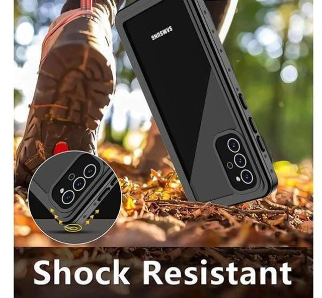 Alt view image 4 of 7 - For Samsung Galaxy S20 Plus Waterproof Case, Shockproof Underwater IP68 Case with Built-in Screen Protector Full Body Protective Cover For Galaxy S20 Plus / S20+ 6.7 inch