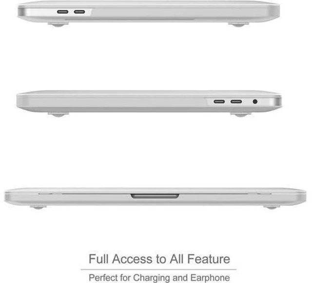 Alt view image 7 of 7 - MacBook Pro 15 Case 2019 2018 2017 2016 Release A1990 A1707, Hard Case Shell Cover and Keyboard Cover for MacBook Pro 15" (2019/2018/2017/2016) with Touch Bar & Touch ID