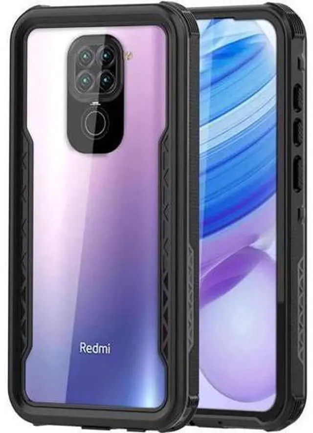Main image of Waterproof Case for Xiaomi Redmi Note 9, IP68 Waterproof 360 Degree Full Body Protection Case Shockproof Snowproof Dustproof Heavy Duty Cover Case Built-in Screen Protector