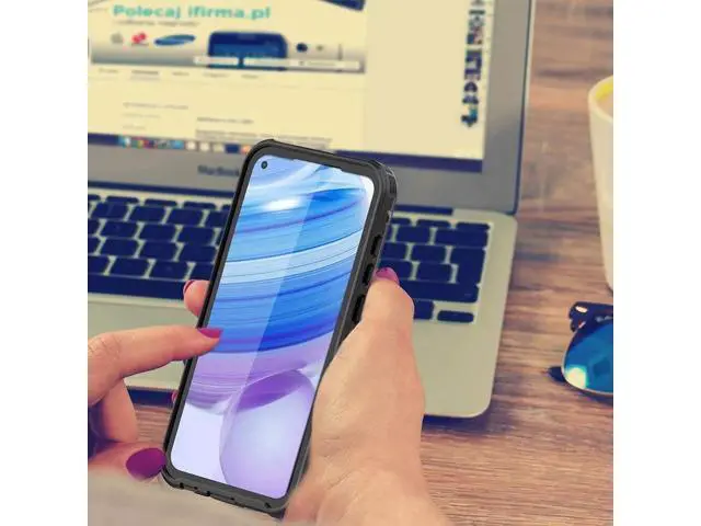 Alt view image 4 of 7 - Waterproof Case for Xiaomi Redmi Note 9, IP68 Waterproof 360 Degree Full Body Protection Case Shockproof Snowproof Dustproof Heavy Duty Cover Case Built-in Screen Protector