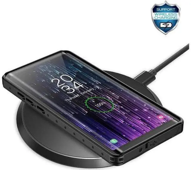 Alt view image 6 of 7 - For Samsung Galaxy Note 10+ Plus Waterproof Case, Built-in Screen Protector Fingerprint Unlock with Film, Shockproof Full Body Cover Waterproof Case for Samsung Galaxy Note 10 Plus 5G 6.8 inch 2019