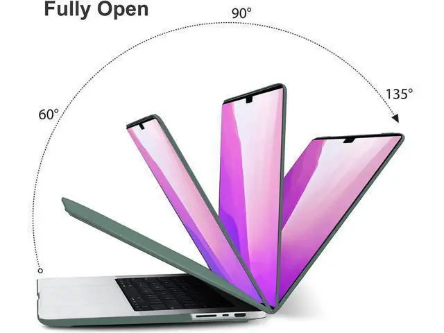 Alt view image 4 of 7 - Case for MacBook Pro 16 inch Case 2023 2022 2021 Release M2 A2780 A2485 M1 Pro/Max Chip with Touch ID, Plastic Hard Shell Protective Cover with Keyboard Skin