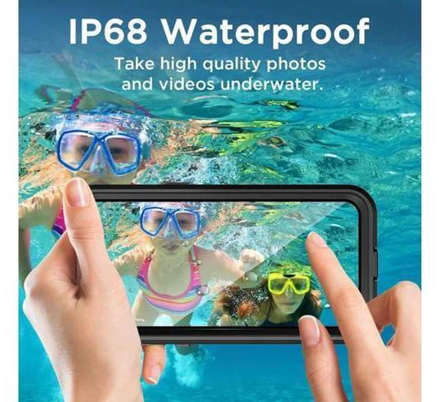 Alt view image 3 of 7 - For iPhone 14 Pro 6.1 inch Case Waterproof, Compatible with Magsafe Magnetic Protective iPhone 14 Pro Phone Case, Water Proof Mag Safe Magnet Shockproof Cover Full Body Clear with Screen Protector