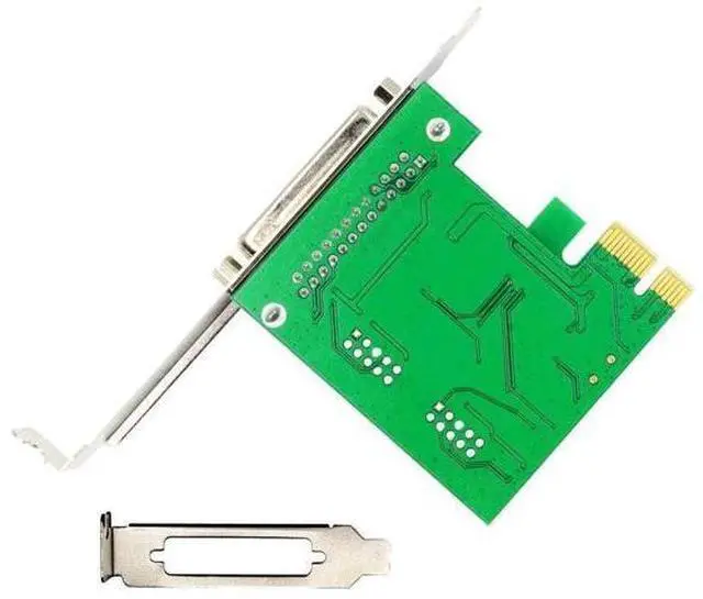 Alt view image 7 of 7 - Aomoproing PCIe Parallel Port Expansion Card, PCI Express to DB25 LPT Converter Adapter Controller for Desktop with Low Bracket, Support SPP / PS2 / EPP/ECP Modes