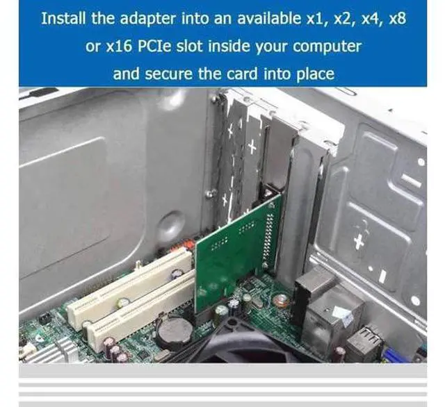 Alt view image 4 of 7 - Aomoproing PCIe Parallel Port Expansion Card, PCI Express to DB25 LPT Converter Adapter Controller for Desktop with Low Bracket, Support SPP / PS2 / EPP/ECP Modes