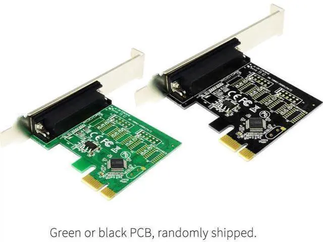 Alt view image 3 of 7 - Aomoproing PCIe Parallel Port Expansion Card, PCI Express to DB25 LPT Converter Adapter Controller for Desktop with Low Bracket, Support SPP / PS2 / EPP/ECP Modes