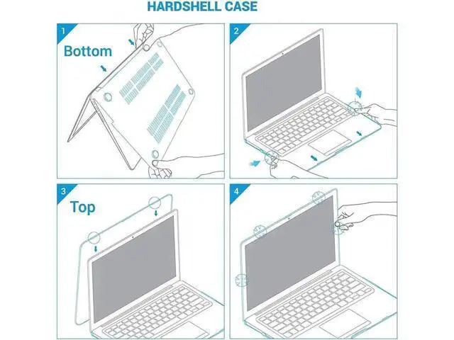 Alt view image 3 of 7 - Compatible with MacBook Pro 13 Inch case A1278 Release 2012-2008, Plastic Hard Shell Case with Keyboard Cover for Apple Old Version Mac Pro 13 with CD-ROM Dark Green