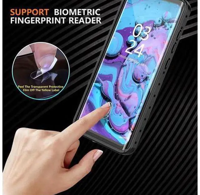Alt view image 7 of 7 - For Samsung Galaxy S20 Case Waterproof, Built-in Screen Protector Heavy Duty Full Body Protective Shockproof Dustproof IP68 Underwater Clear Phone Case for Galaxy S20 6.2 inch