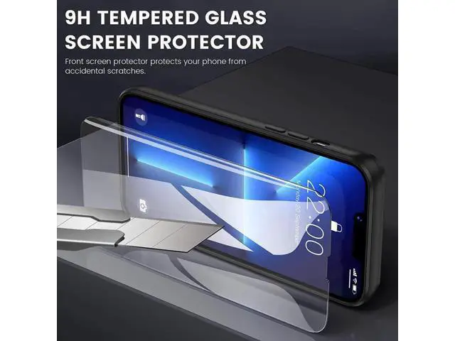 Alt view image 5 of 7 - for iPhone 13 Pro Max Case, with Slide Camera Cover & Built-in 360° Rotating Kickstand & Front Screen Protector Protective Case for iPhone 13 Pro Max 6.7 inch