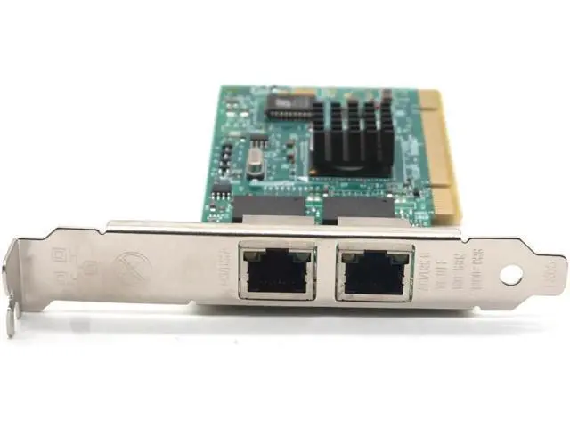Alt view image 4 of 7 - PCI 10/100/1000Mbps dual RJ45 port 1 Gigabit Server Lan card NIC with Intel 82546