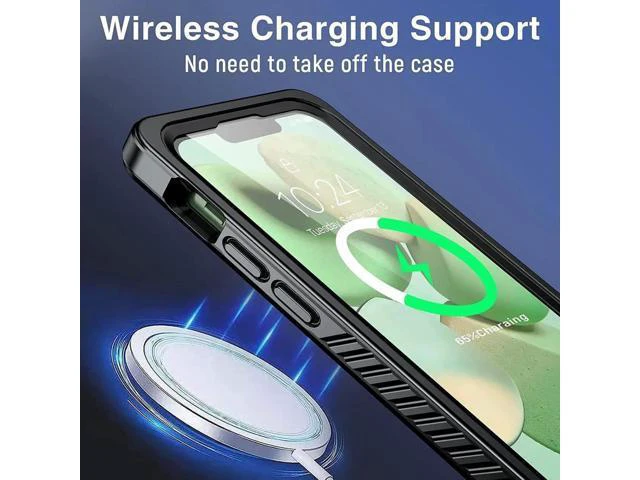 Alt view image 6 of 7 - iPhone 13 Mini Case Waterproof, iPhone 13 Mini Shockproof Cover with Built-in Screen Protector Full Body Heavy Duty Anti-Scratch Phone Case for iPhone 13 Mini 5G 5.4 inch