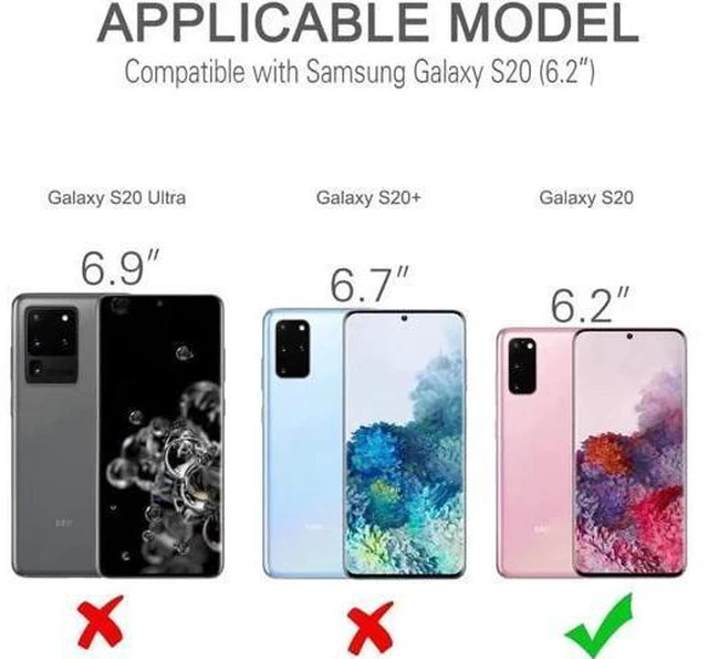 Alt view image 5 of 7 - For Samsung Galaxy S20 Case, IP68 Waterproof Dustproof Shockproof Case with Built-in Screen Protector, Heavy Duty Full Body Protective Cover for Galaxy S20 5G 6.2 inch