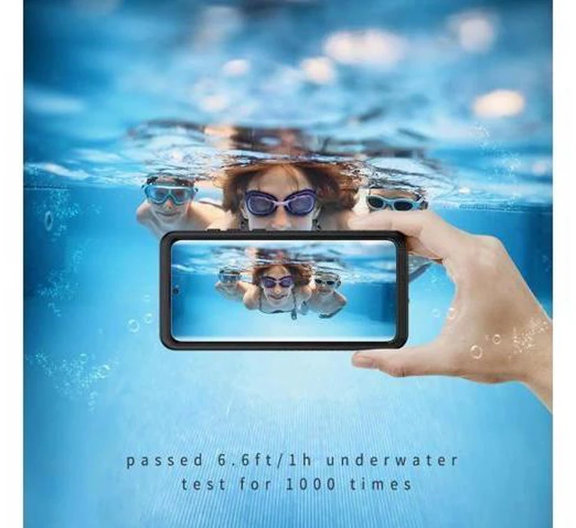 Alt view image 7 of 7 - For Samsung Galaxy S20 Case, IP68 Waterproof Dustproof Shockproof Case with Built-in Screen Protector, Heavy Duty Full Body Protective Cover for Galaxy S20 5G 6.2 inch