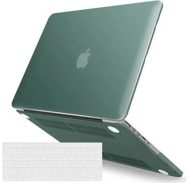 Main image of Compatible with MacBook Pro 13 Inch Case 2015 2014 2013 end 2012 Model A1502 A1425, Hard Shell Case with Keyboard Cover for Old Version Apple Mac Pro Retina 13 Matte Transparent Green