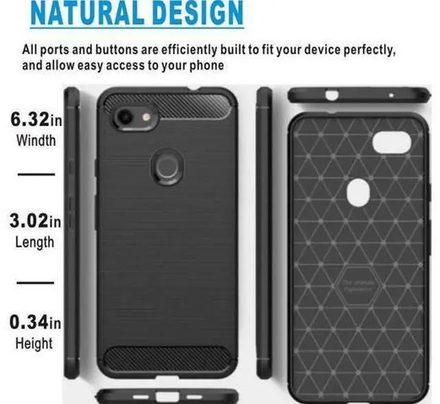 Alt view image 6 of 7 - Google Pixel 3 Lite XL Case Google Pixel 3a XL Case WERLEO Soft Slim Shockproof Anti-Fingerprint Full Protective Phone Cases for Google Pixel 3 Lite XL / Pixel 3a XL